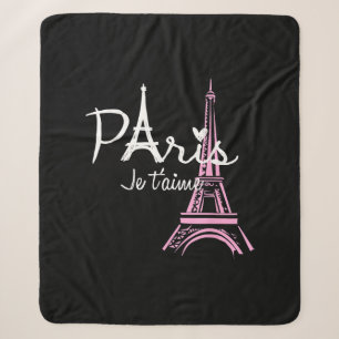 Ich liebe Paris Eiffelturm Frankreich Französische Sherpadecke