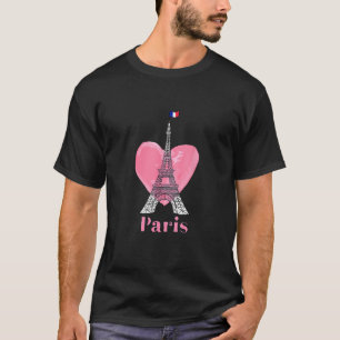Ich liebe Paris Eiffelturm Frankreich Geschenk T-Shirt