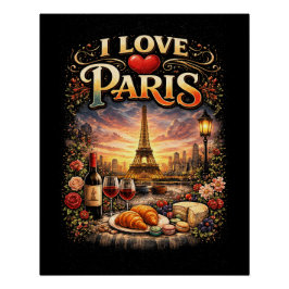 Ich liebe Paris Poster