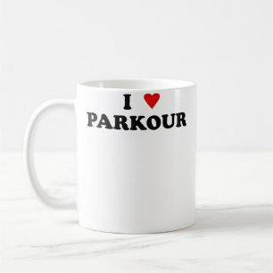 Ich liebe Parkour-Praktizierender Free Runner - Ic Kaffeetasse