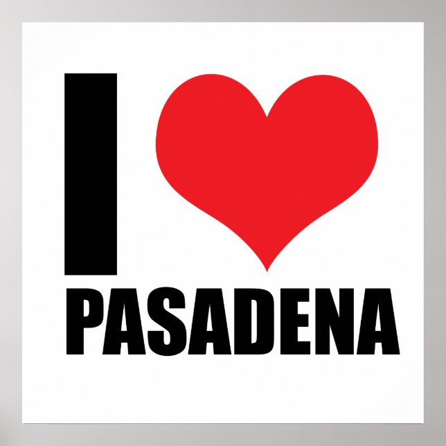 Ich liebe Pasadena Poster (Vorne)
