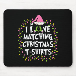 Ich Liebe passt Weihnachten, aber ich Paare nicht  Mousepad