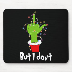 Ich Liebe passt Weihnachten, aber ich Paare nicht  Mousepad