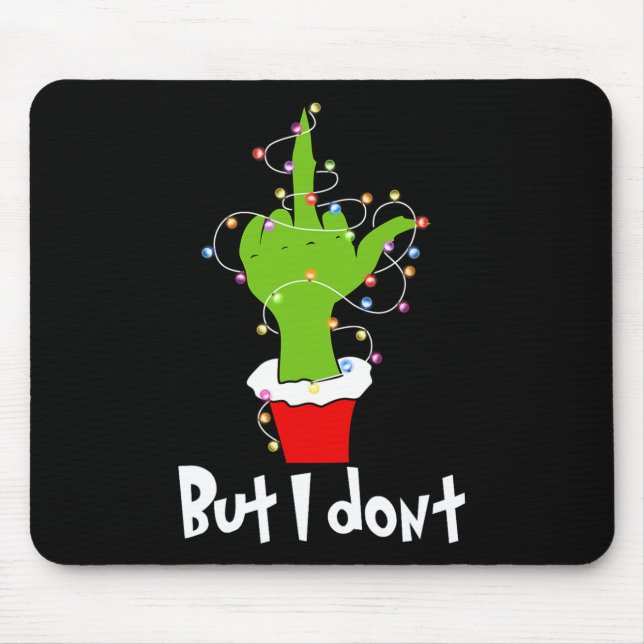 Ich Liebe passt Weihnachten, aber ich Paare nicht  Mousepad (Vorne)