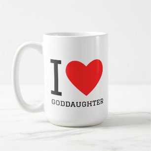 Ich liebe Patentochter Kaffeetasse