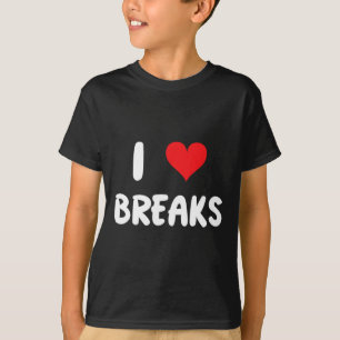 Ich liebe Pausen - Herz - Karten sammeln verkaufen T-Shirt