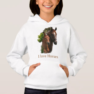 Ich liebe Pferde Hoodie