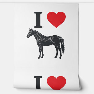 Ich liebe Pferde Vintage Gravur Shirt Design_1 Tapete