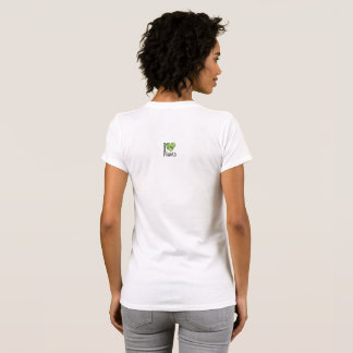 Ich liebe Pflanzen Frau eng anliegendes T-Shirt