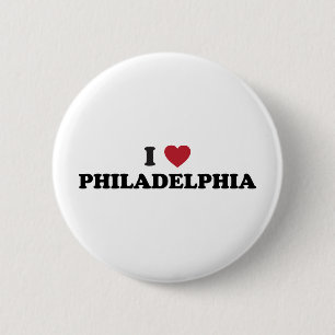 Ich liebe Philadelphia Pennsylvania Button