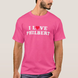 Ich liebe Philbert passende Freundin Freund Phil T-Shirt