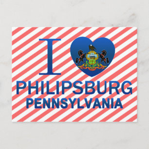 Ich liebe Philipsburg, PA Postkarte