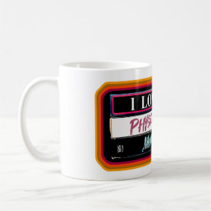 Ich liebe physische Medien Coole Sammelleidenschaf Kaffeetasse