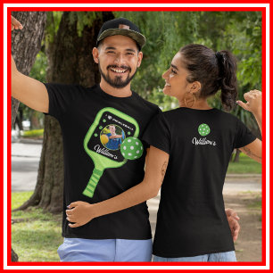 Ich liebe Pickleball Grüner Paddle Cute Sports FOT Tri-Blend Shirt