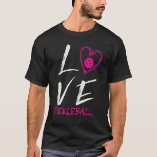 Ich liebe Pickleball Pickleball-Spieler Pickle Ba T-Shirt