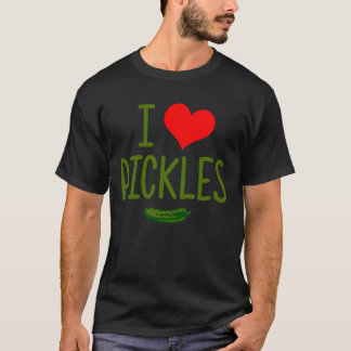 Ich Liebe Pickles! Klassischer T - Shirt