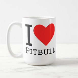 Ich liebe Pitbull Kaffeetasse