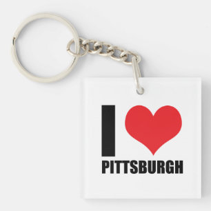 Ich liebe Pittsburg  Schlüsselanhänger