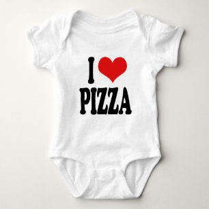 Ich liebe Pizza Baby Strampler
