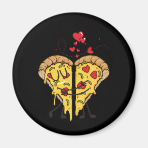 Ich Liebe Pizza Fun Fast Food Magnet