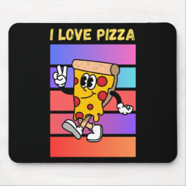 Ich Liebe Pizza. Mousepad