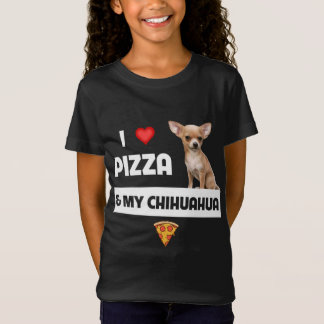 Ich Liebe Pizza und mein Chihuahua Dog Besitzer Pe T-Shirt