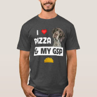 Ich Liebe Pizza und mein GSP Deutsch Kurzzeitiger 