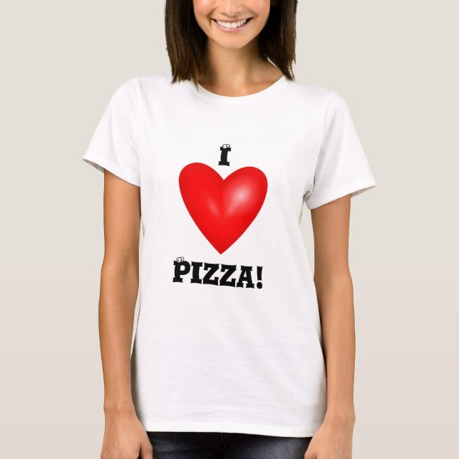 Ich Liebe Pizza Women's T-Shirt (Vorderseite)