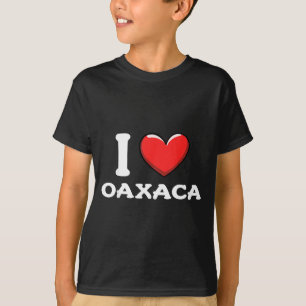 Ich liebe Playa Del Carmen Herz Mexiko Flagge T-Shirt