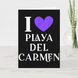 Ich liebe Playa Del Carmen Mexiko Urlaub _1 Karte
