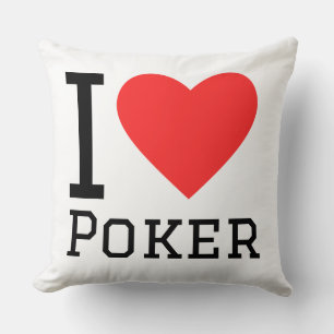 Ich liebe Poker Kissen