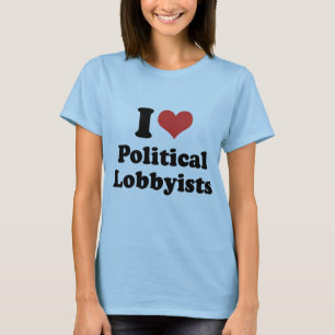 ICH LIEBE POLITISCHE LOBBYISTEN - .png T-Shirt