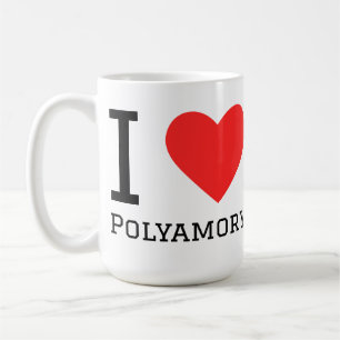 Ich liebe Polyamorie Kaffeetasse