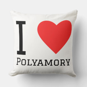 Ich liebe Polyamorie Kissen