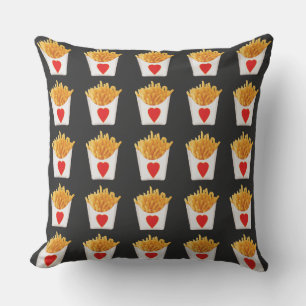 Ich liebe Pommes Frites Kissen