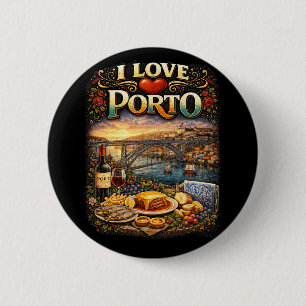 Ich liebe Porto Button