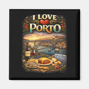 Ich liebe Porto Magnet