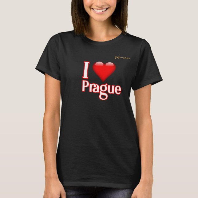 Ich liebe Prag  T-Shirt (Vorderseite)