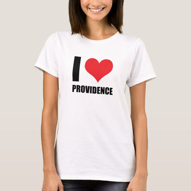 Ich liebe Providence T-Shirt (Vorderseite)