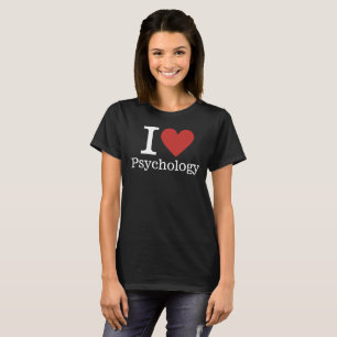 Ich ❤️ Liebe Psychologie für Fakultät/Studierende T-Shirt