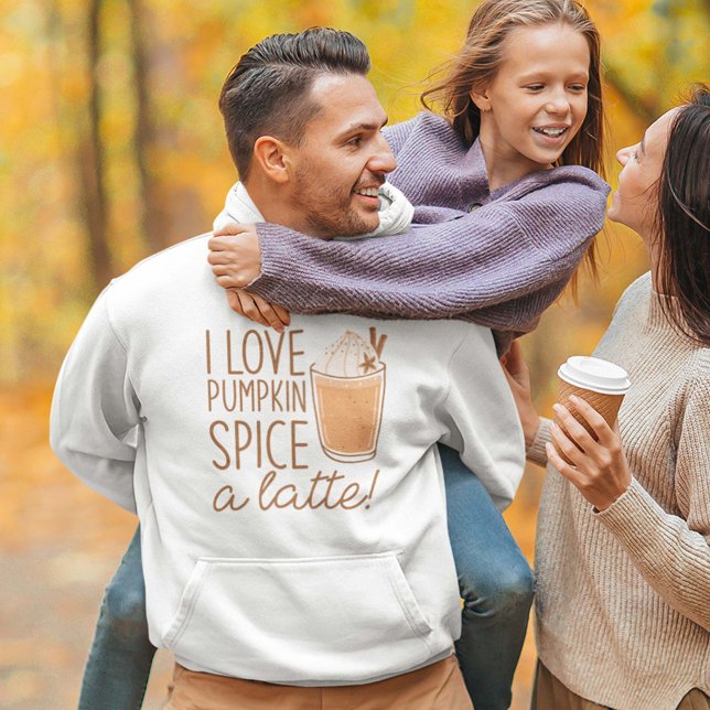 Ich Liebe Pumpkin Gewürz a Latte Hoodie (Von Creator hochgeladen)