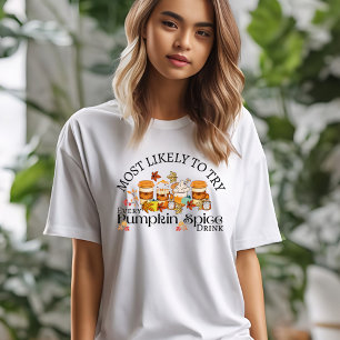 Ich Liebe Pumpkins Gewürzgetränke T - Shirt Frau
