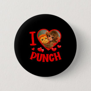 Ich liebe Punch süßen Baby-Affen-Schlag Button