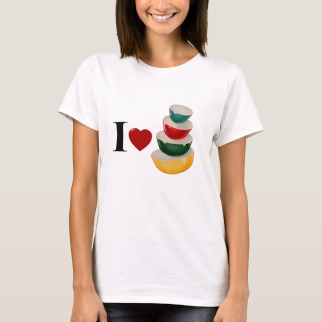 Ich liebe Pyrex T-Shirt (Vorderseite)