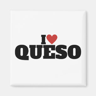 Ich liebe Queso Magnet