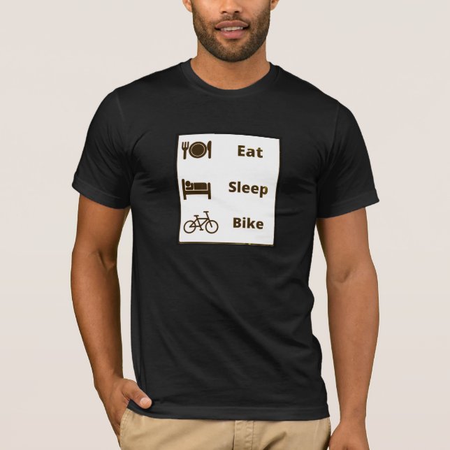 Ich liebe Radfahren T-Shirt (Vorderseite)