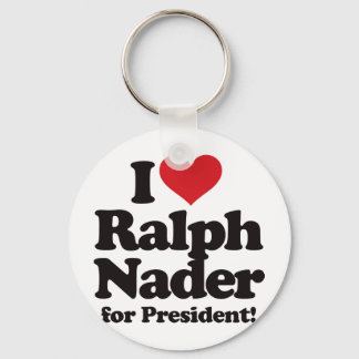 Ich Liebe Ralph Nader für den Präsidenten Schlüsselanhänger