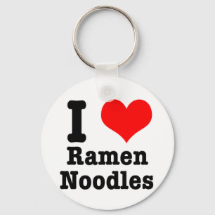 Ich liebe Ramen-Nudeln Schlüsselanhänger