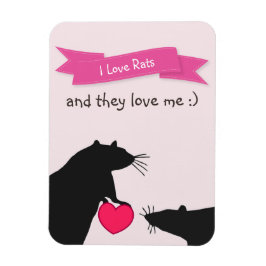 Ich Liebe Raten und sie Liebe mir Magnet