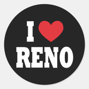 Ich liebe Reno Aufkleber